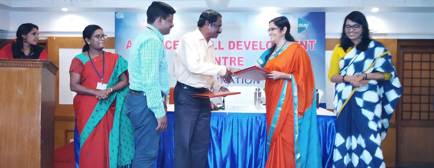 Signing of MoA with ASAP Kerala